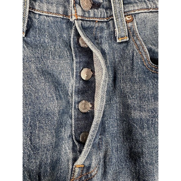 Levi's Premium 30x28 501 S Button Fly USA Medium Wash Slim - Picture 8 of 10